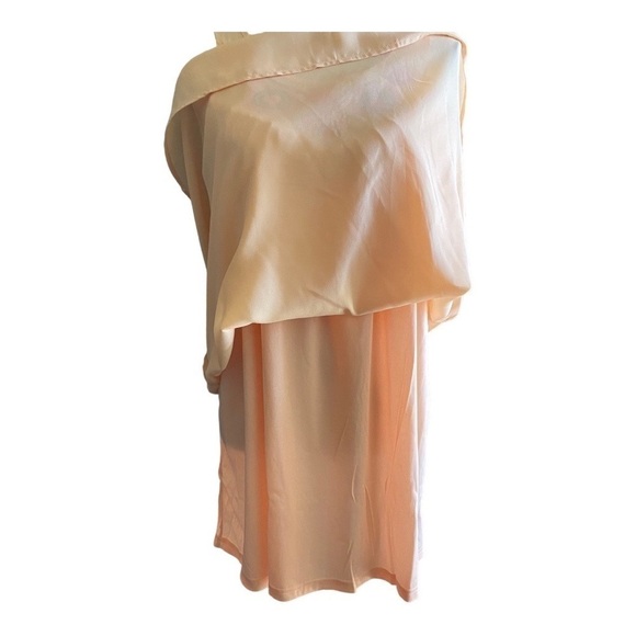 NWOT-PINKLICIOUS-PEACH COLOR DRESS-SIZE SMALL - Picture 7 of 9